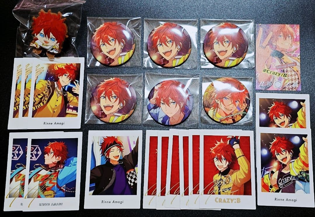 あんスタ 天城燐音 ぱしゃっつ 缶バッジ クリップ 22点まとめ売り