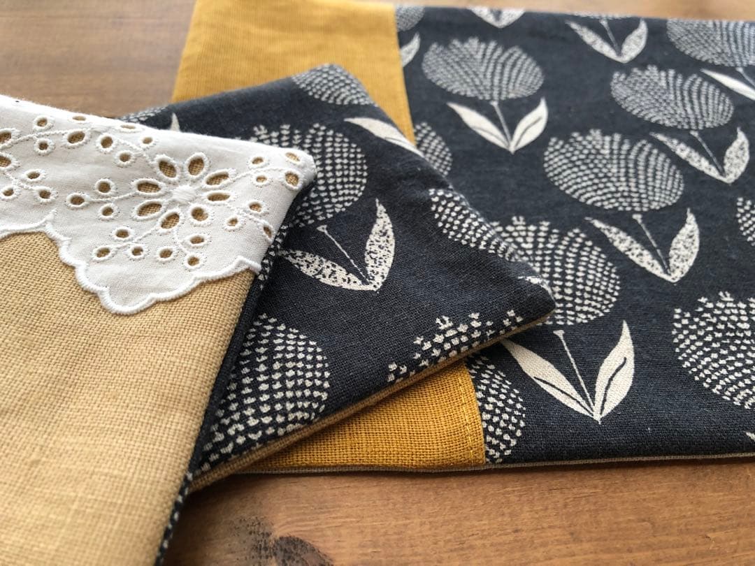 55.お茶マット〜3枚セット　北欧 ランチョンマット 和柄 選べる セット 洗える 撥水 防水 PVC 30×45