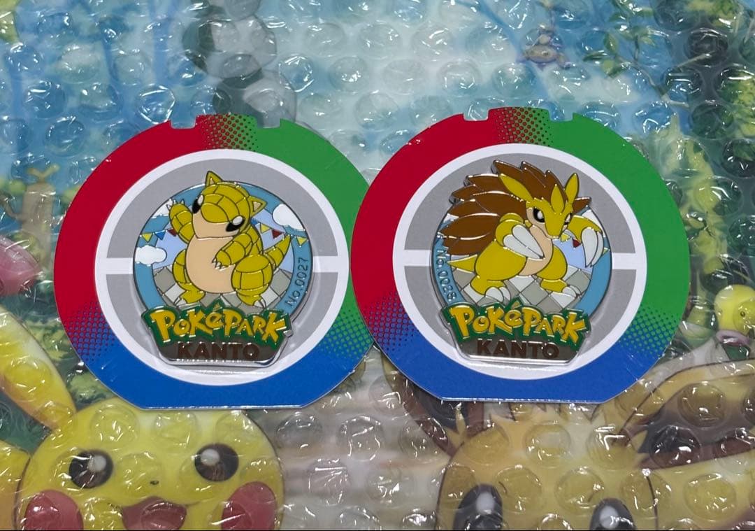 即日発送】 ポケパーク カントー ピンズ サンド サンドパン 限定