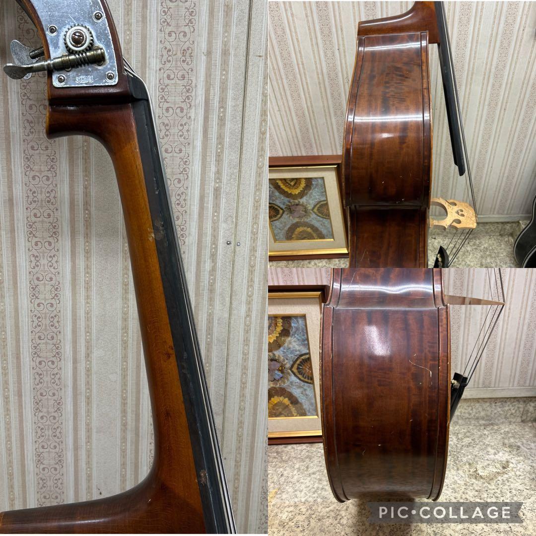 くるみ様専用 スズキ コントラバス ウッドベース 4/4 1970 No.81