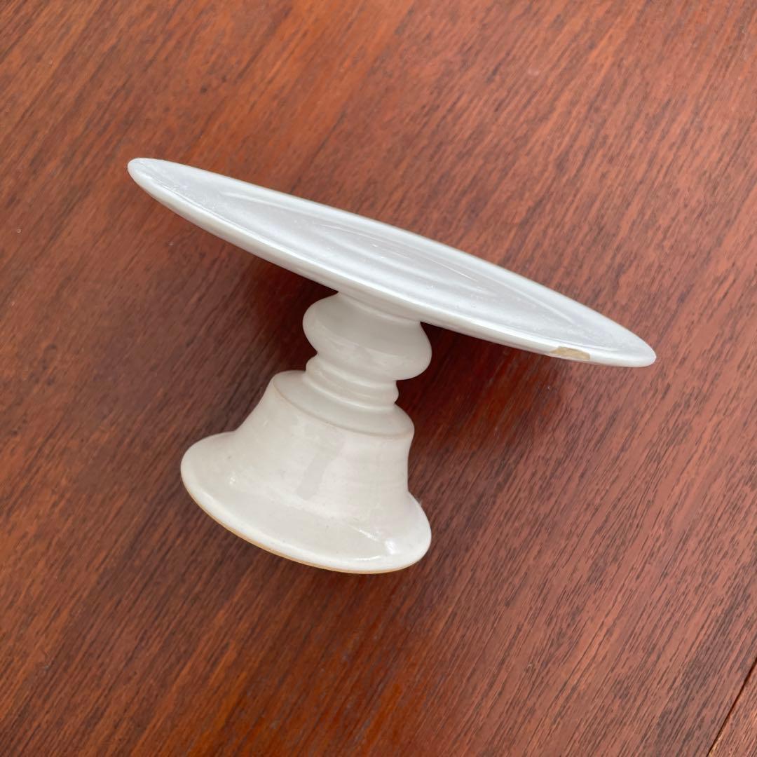 直井真奈美さん　コンポート（カケあり） コンポート｜大｜白｜陶器｜直井真奈美｜和食器通販｜うちる｜和食器の