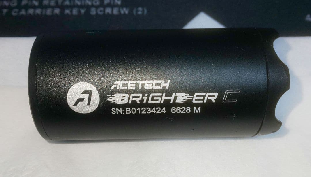ACETECH BRIGHTER C エアガン トレーサー 蓄光弾 ACETECH Brighter C トレーサーユニット 14mm逆ネジ (蓄光BB弾対応