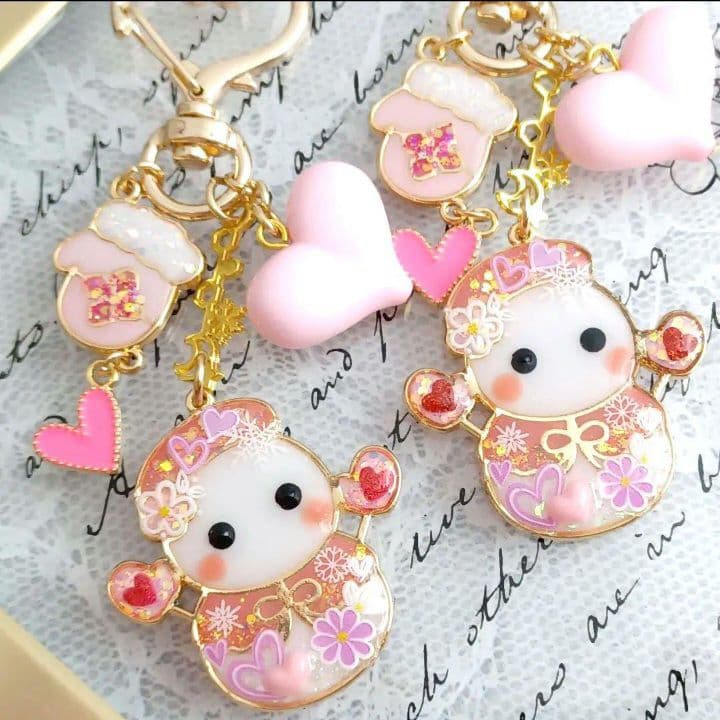 ☆仮面舞踏会☆アマビエさん♪︎ 他レジンキーホルダー計19点 ハンドメイド