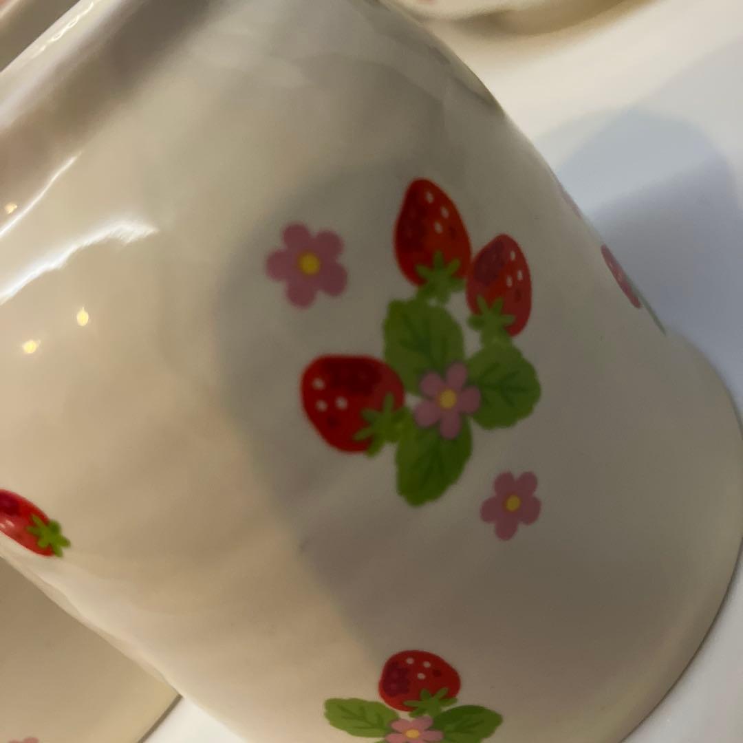 未使用 マザーガーデン 陶器 食器9点セット いちご柄 - メルカリ