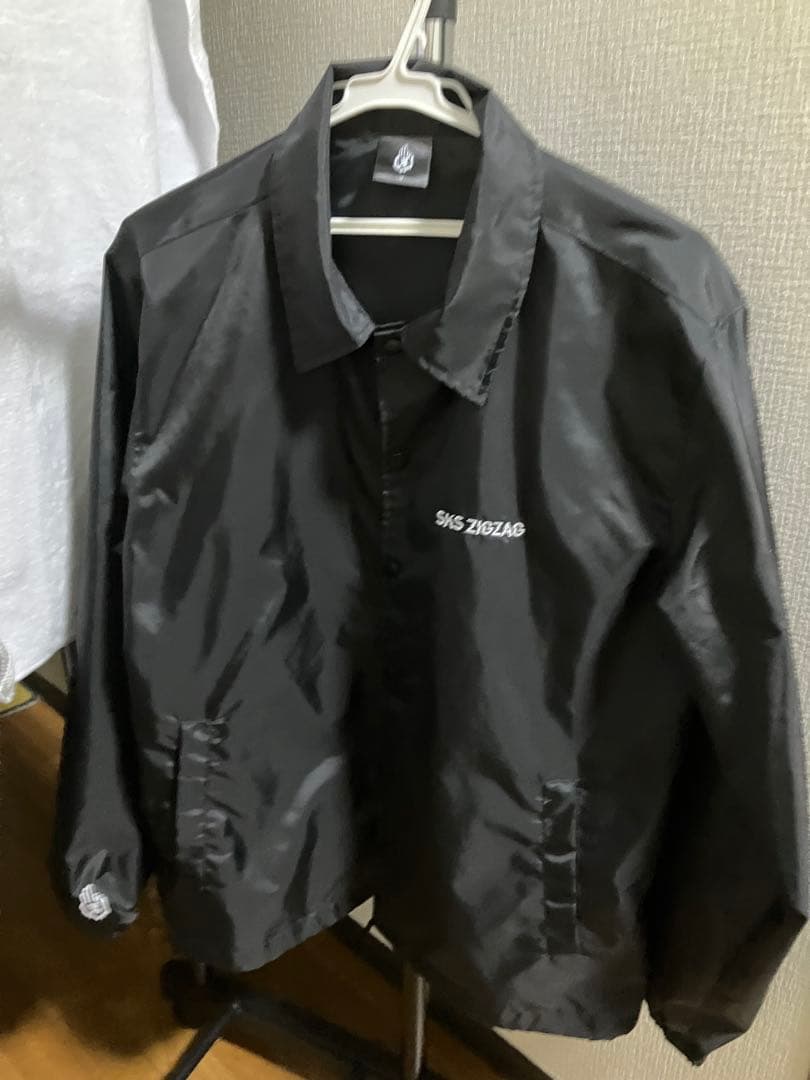 真天地開闢集団ZIGZAG 黒アウター コーチジャケット サイズM - メルカリ