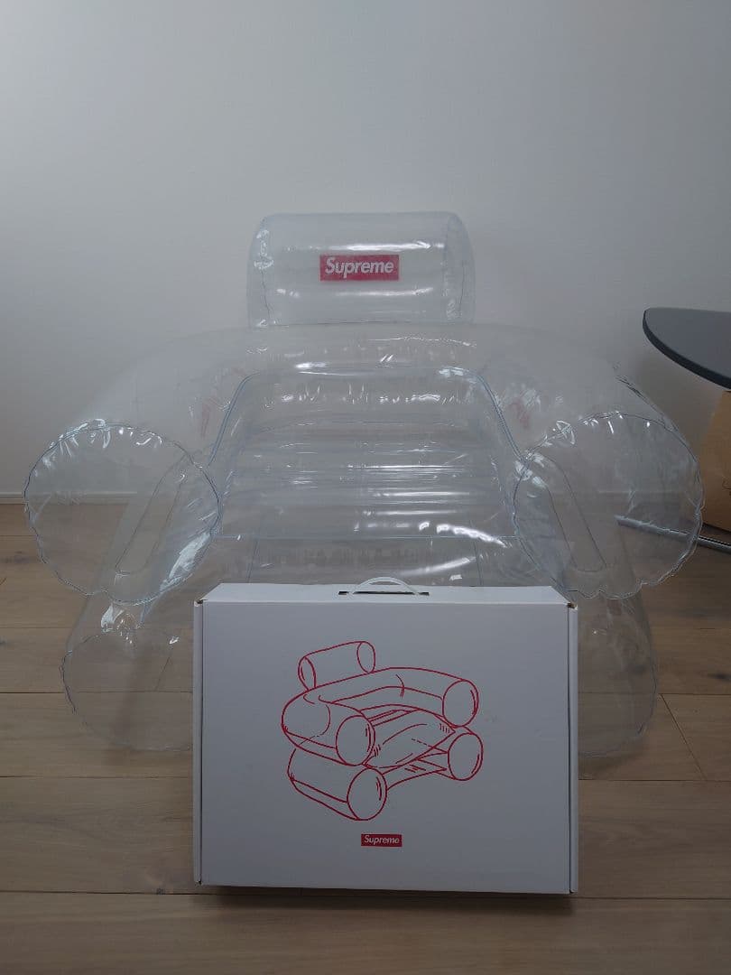 ※高嶋さん専用 Supreme インフレータブルチェア クリア Amazon｜インフレータブルソファ透明椅子ソファー豆袋怠惰なソファー