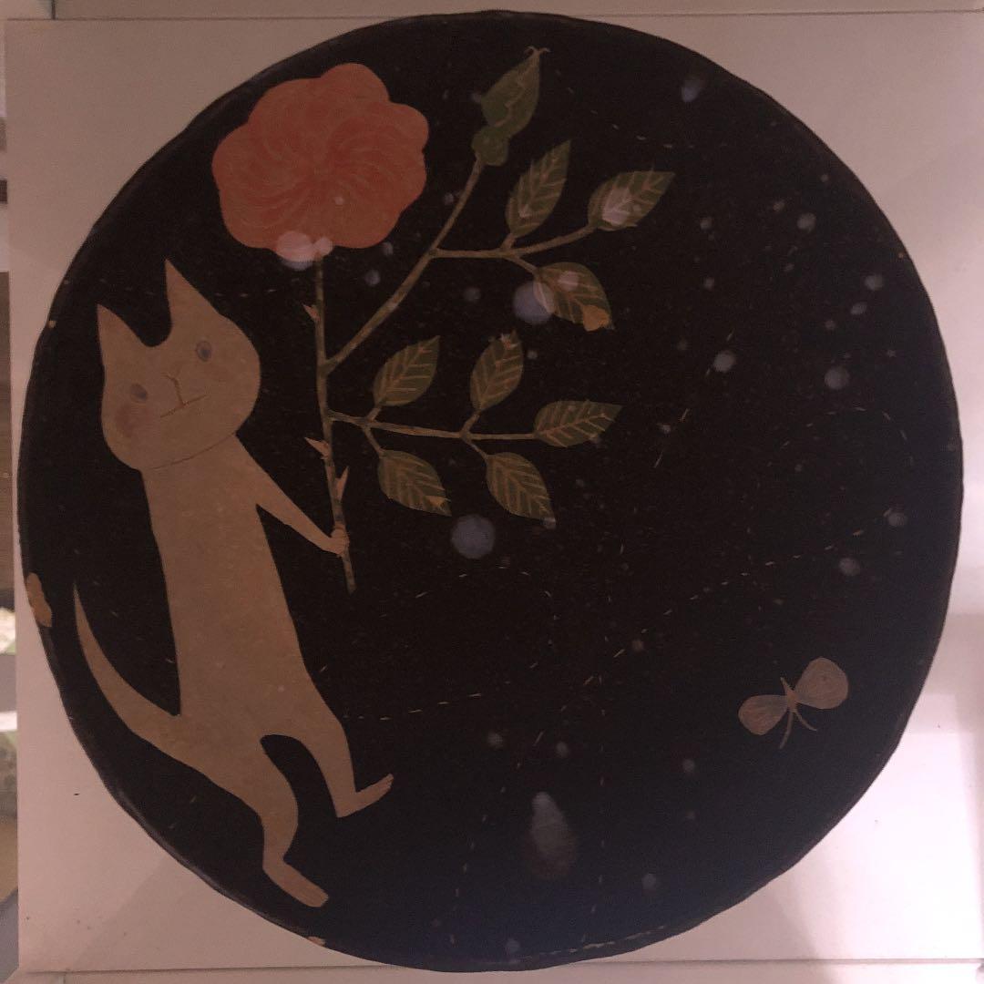 カケ1 チップ3 鹿児島陸　ネコ　椿　皿 カケ1 チップ3 鹿児島陸 ネコ 椿 皿 - メルカリ