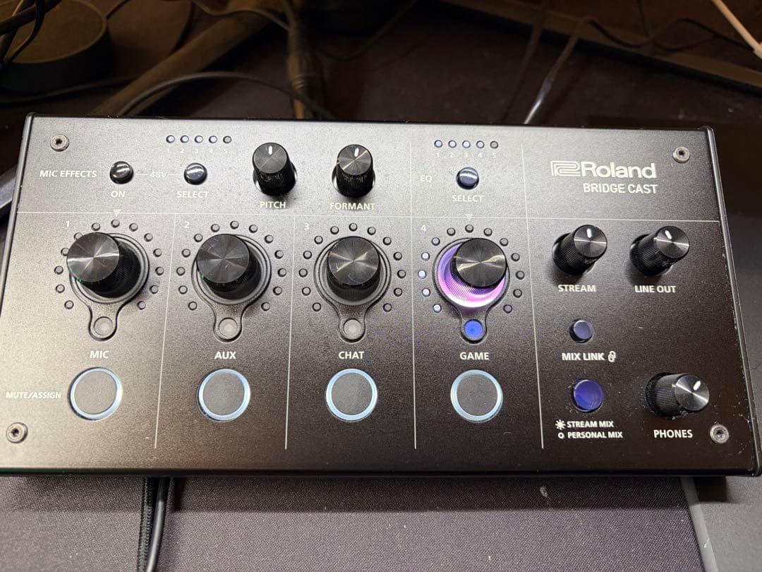 【ジャンク品】Roland BRIDGE CAST オーディオインターフェイス Roland BRIDGECAST X ゲーム配信向け ブリッジキャスト ビデオ