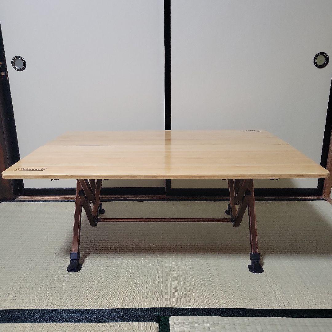 Coleman 折りたたみテーブル ナチュラルウッド 天板（1セット）（ナチュラルウッド ミニテーブル）の通販｜キャンプ