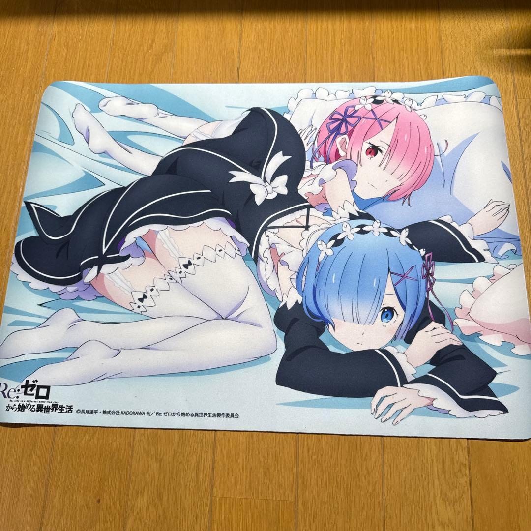 リゼロ レム ラム プレイマット - メルカリ