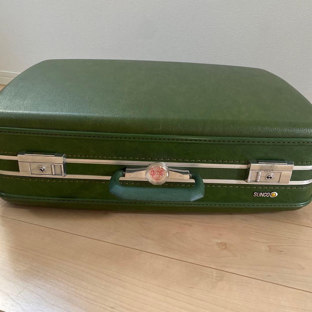 昭和レトロ スーツケース SUNCO - メルカリ