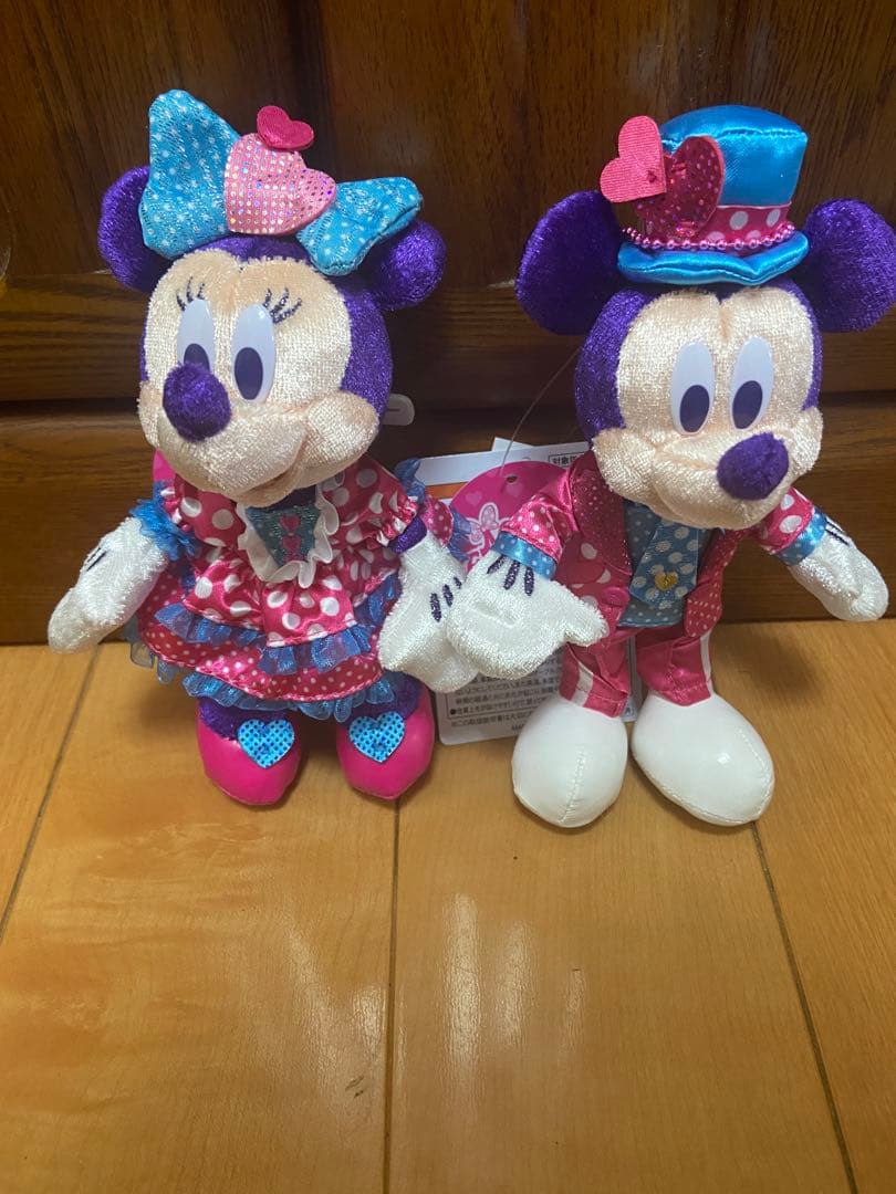 ミニー パルパルーザ ミッキー ミニー ぬいぐるみバッジ ファンダーランド ディズニーランド パルパルーザ ミニーのファンダーランド ぬいぐるみ