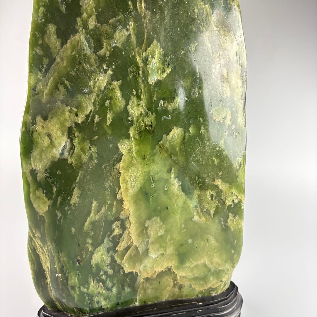 飾石 鑑賞石 置物 緑石 飾物 約9.5kg - メルカリ