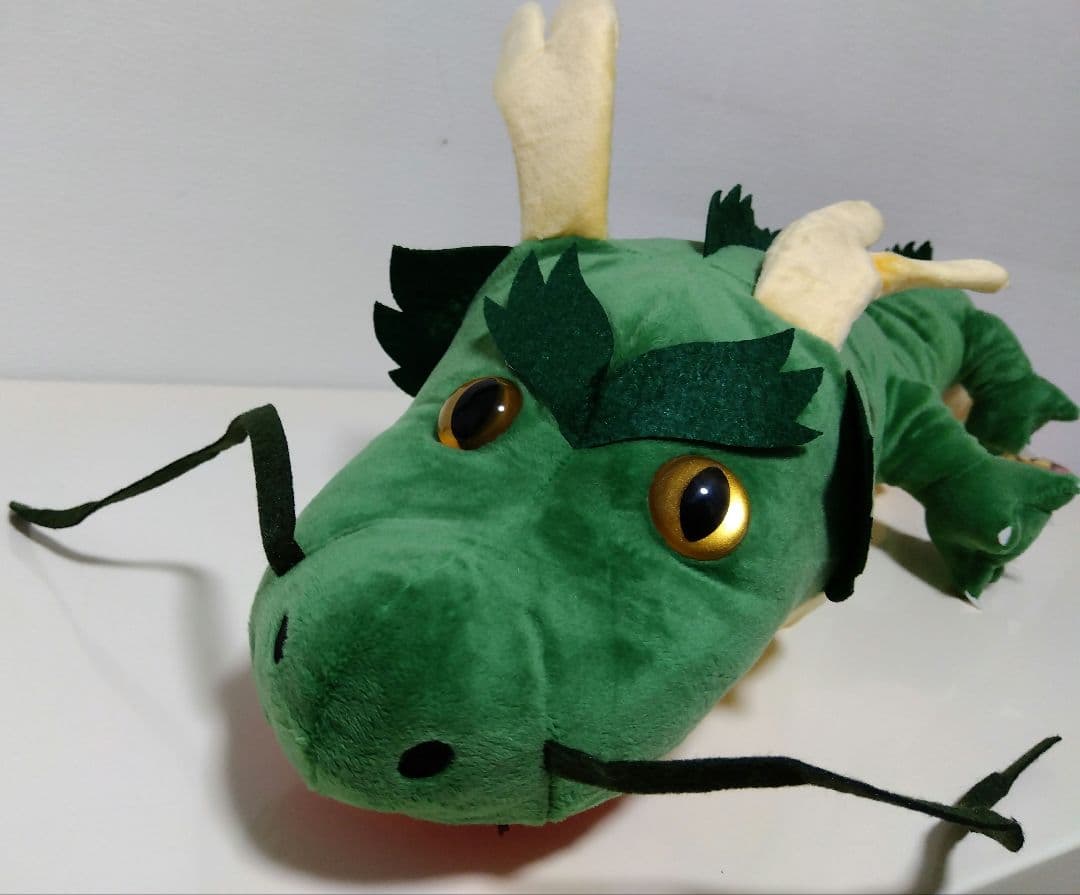 ドラゴンぬいぐるみ BIGぬいぐるみドラゴン 龍 辰年 グリーンドラゴン