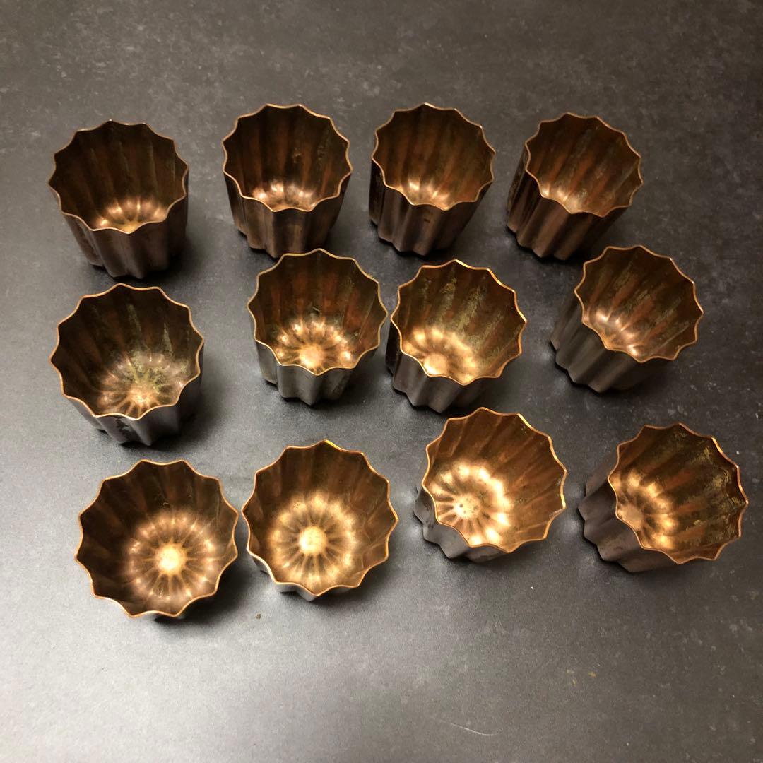 カヌレ型 12個セット Amazon | CHEFMADE カヌレ型 12個付 粘りにくいケーキ型 外寸約32.5