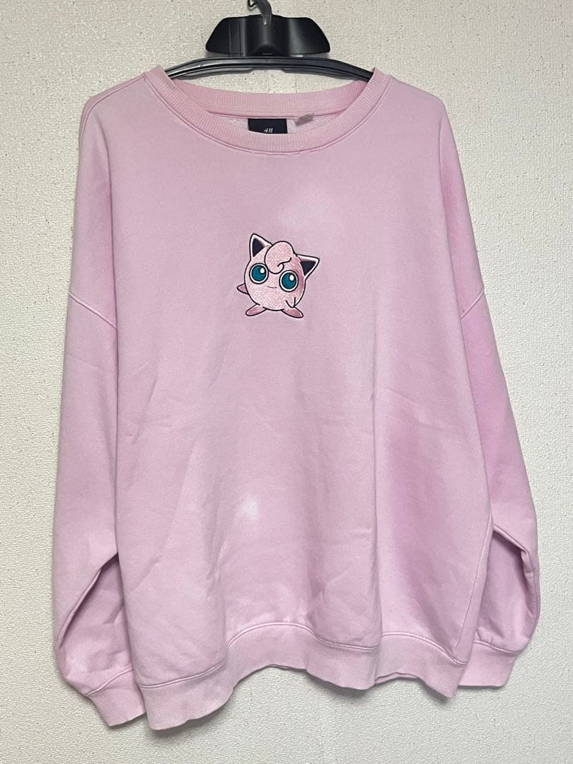 h&m ポケモン スウェット ピンク プリン 裏起毛 - メルカリ