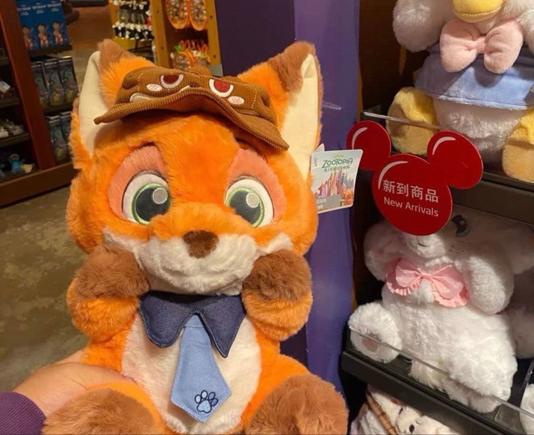 Nao♡様専用 上海ディズニー 小さい旅人 ズートピア ニックぬいぐるみ