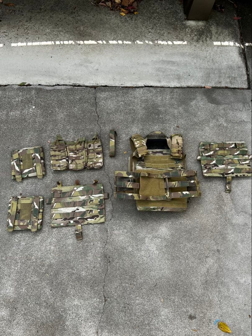 TMC Crye precision jpc2.0 実物付き TMC Crye Precisionタイプ JPC 2.0 プレートキャリア ダミープレート