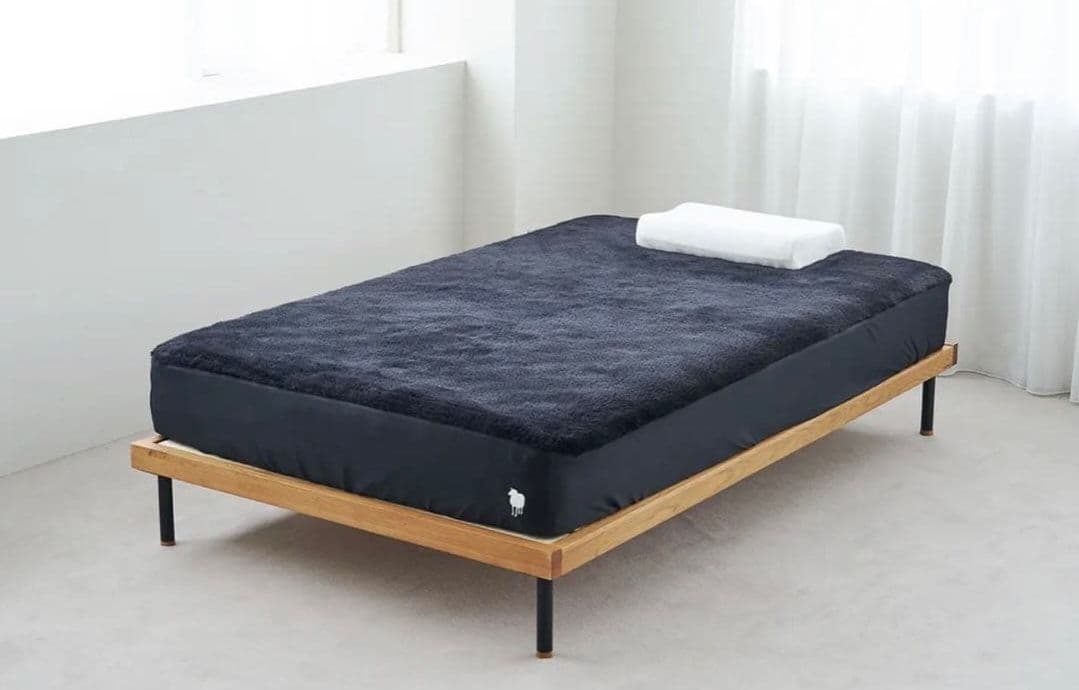 未使用】ヒツジのいらないシーツ ファイヤーブースト シングル 黒 極暖