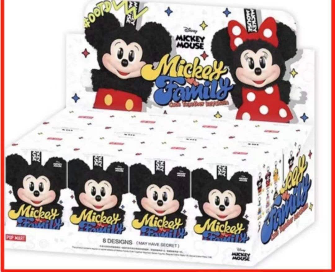 ♡海外限定POPMARTディズニーぬいぐるみキーチェーンアソートBOX（8個