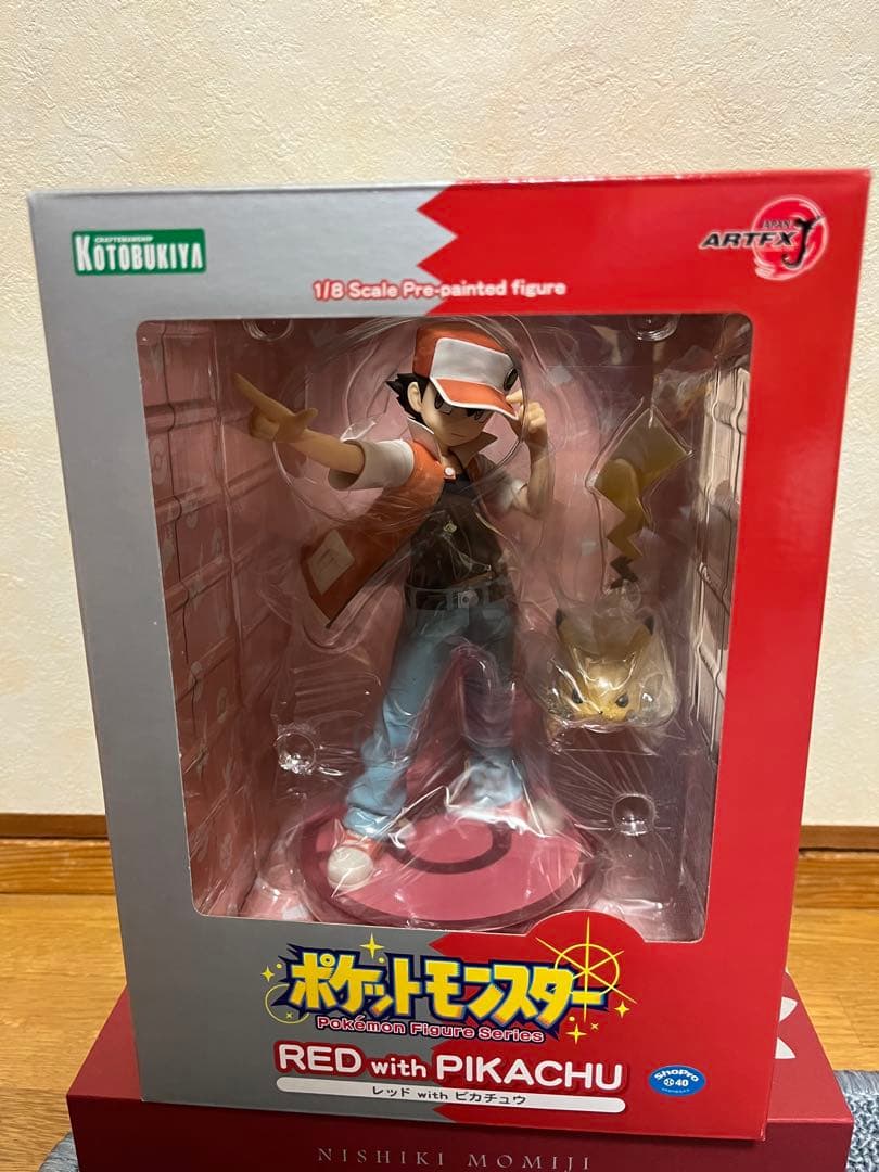 ポケモン レッド with ピカチュウ 1/8フィギュア コトブキヤ ARTFX J レッド with ピカチュウ (フィギュア) - ホビーサーチ フィギュア