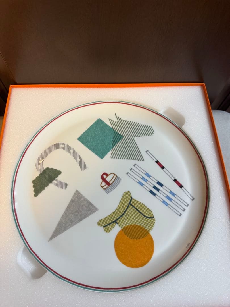 エルメス　タルトプラッタ HERMES エルメス ソレイユ・ドゥ・エルメス タルトプラッター 32cm