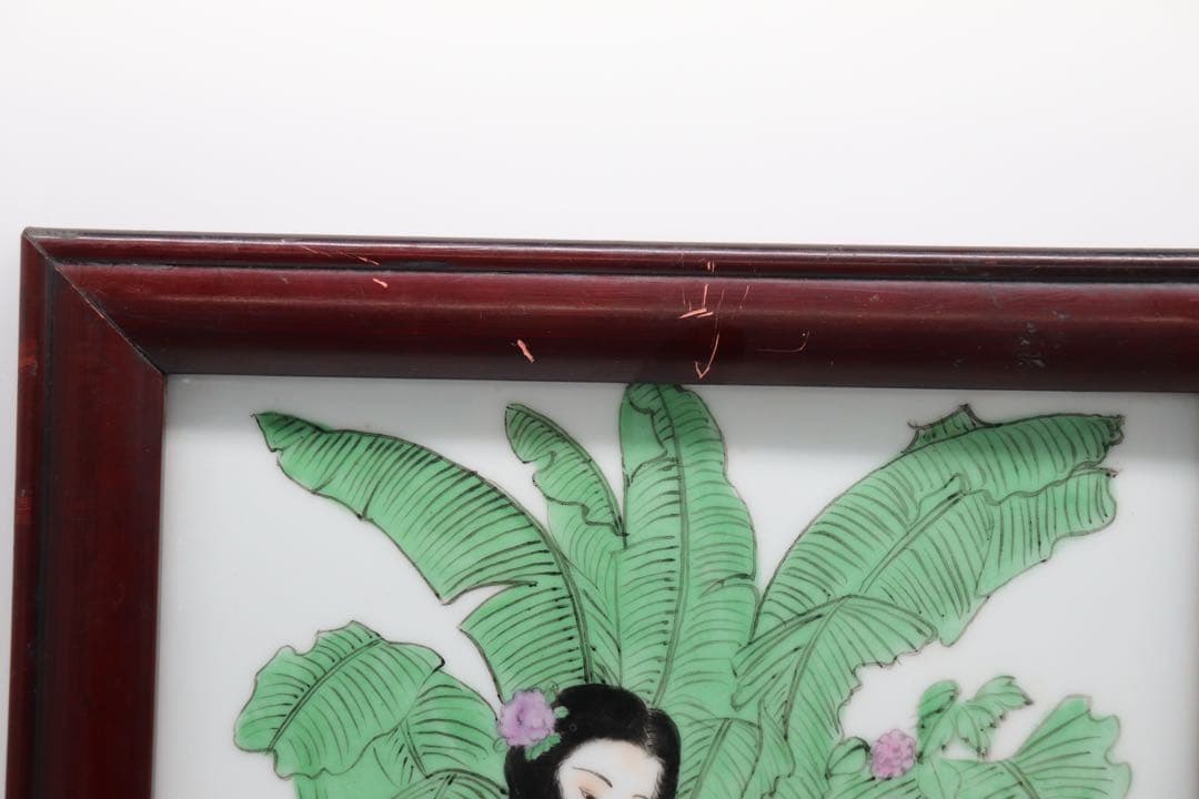 中国 粉彩陶板 美人 送料込み0410 - メルカリ