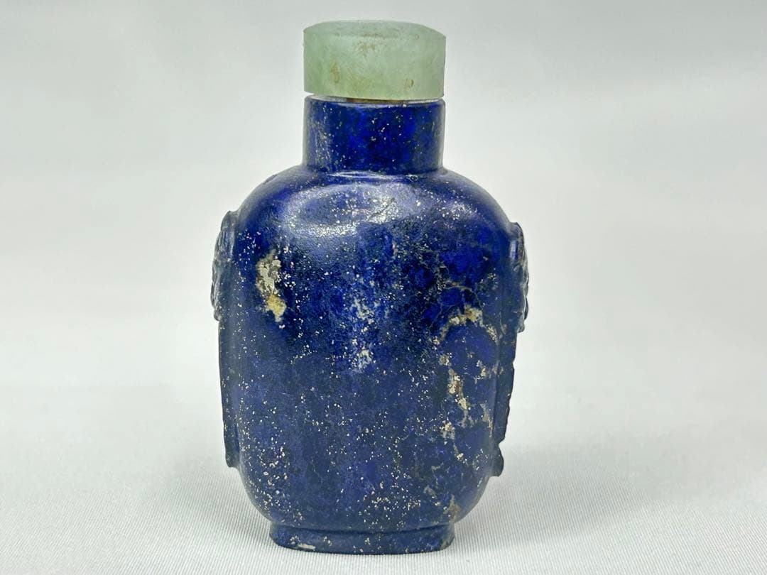 中国美術　清　鼻煙壺　小瓶　青金石　古道具　時代物 中国美術 清 鼻煙壺 小瓶 青金石 古道具 時代物 【公式通販】