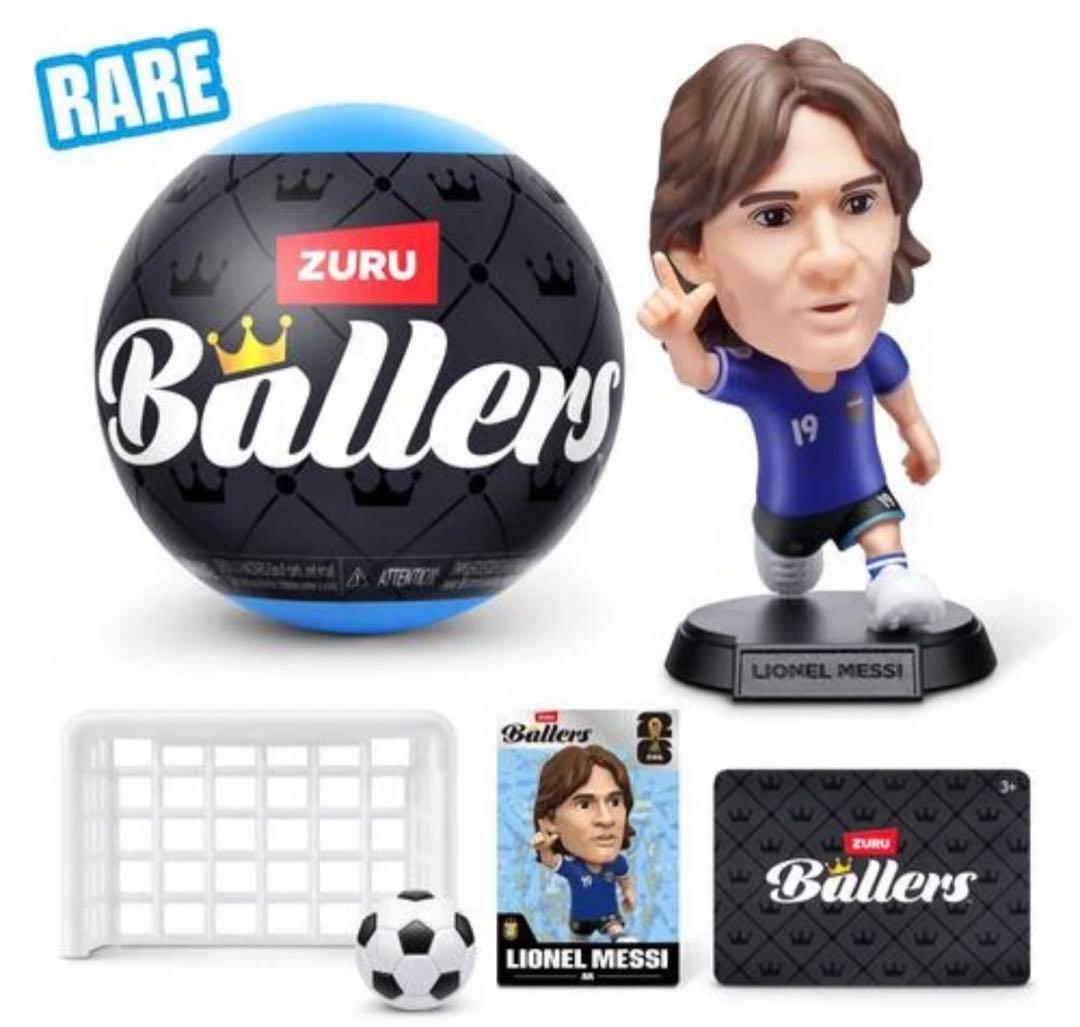 FIFA BALLERS レア 4体おまとめセット 未使用 梱包済 メッシ 付き