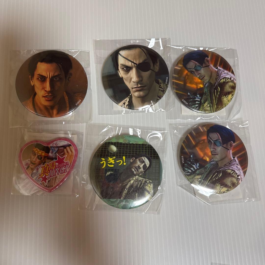 龍が如く』真島吾朗 誕生日記念くじ缶バッジまとめ1 - メルカリ