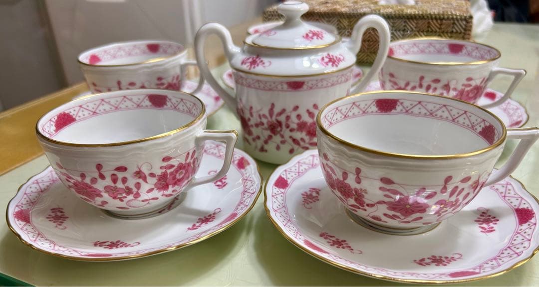 リモージュ　レイノー　インドの華　カップ&ソーサー5客　シュガーポットセット 2026年最新】Yahoo!オークション -レイノー リモージュの中古品・新品