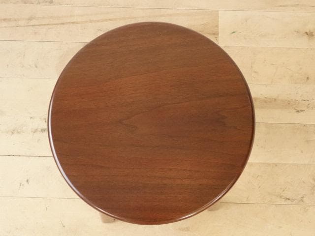 北海道手作り家具 ウォールナット材 スツールA 座面一枚板 - メルカリ