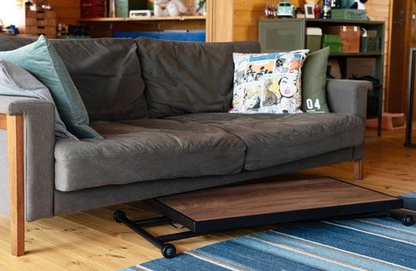 《新品・送料無料》《完成品》Riesel　昇降式テーブル