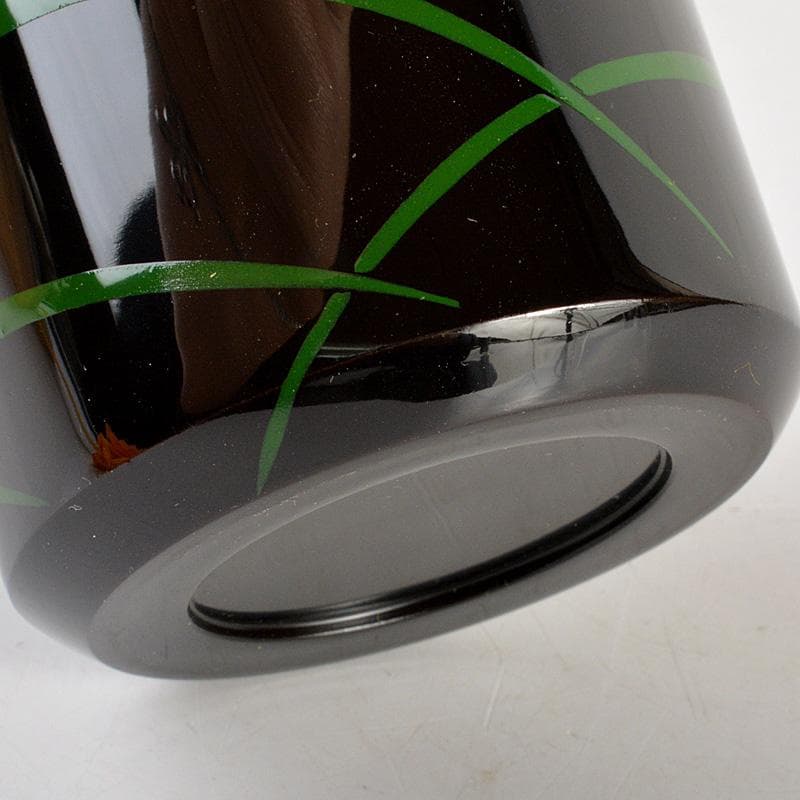 茶道具 中村宗悦作 即中斎好 螺鈿装飾 蛍早苗 雪吹棗 共箱 V 6286