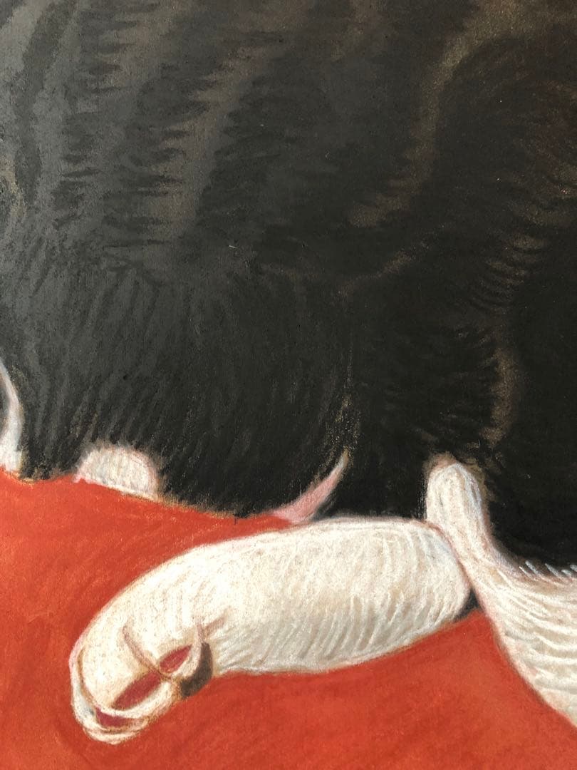 原画「ウメ18」《＋猫イラスト３枚無料プレゼント》猫イラスト