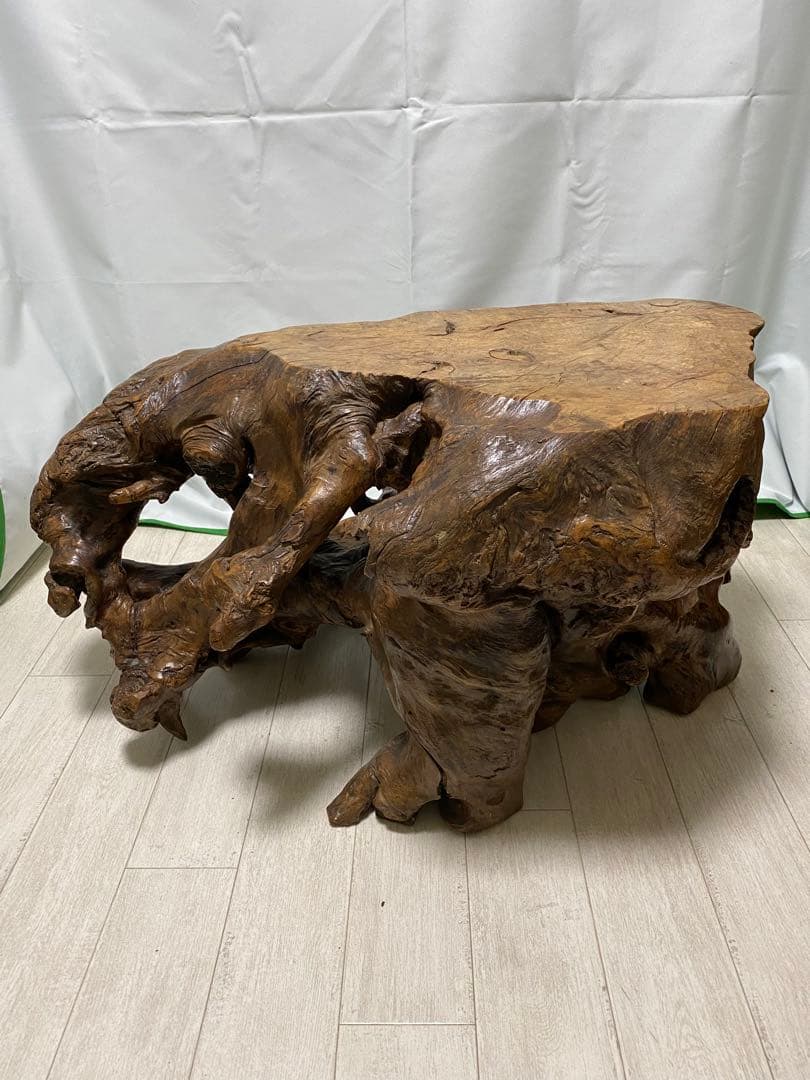 【一点物】天然木 根卓 無垢材 ローテーブル 座卓 飾り台 花台 古道具 古民家 楽天市場】送料無料 自然木 木の根 座卓 低い テーブル W113cm 花台