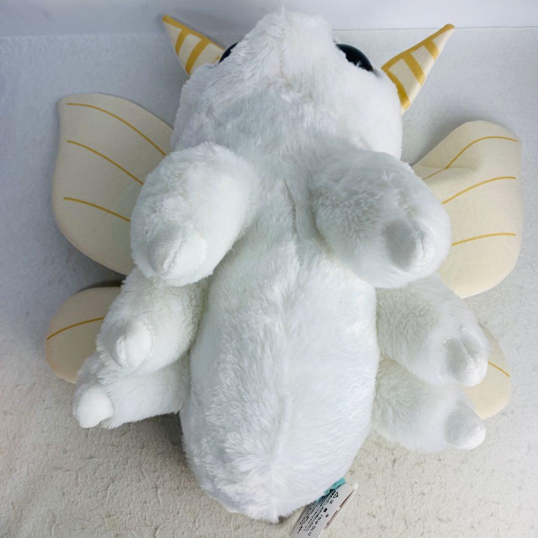 ふわふわモスちゃん BIGぬいぐるみ シロモ カイコガ 白 ホワイト