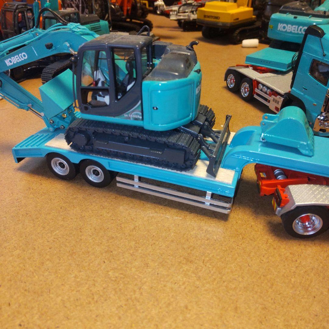 コベルコ建機 SK140SRLC クイックヒッチ法バケセット 1/50 - メルカリ