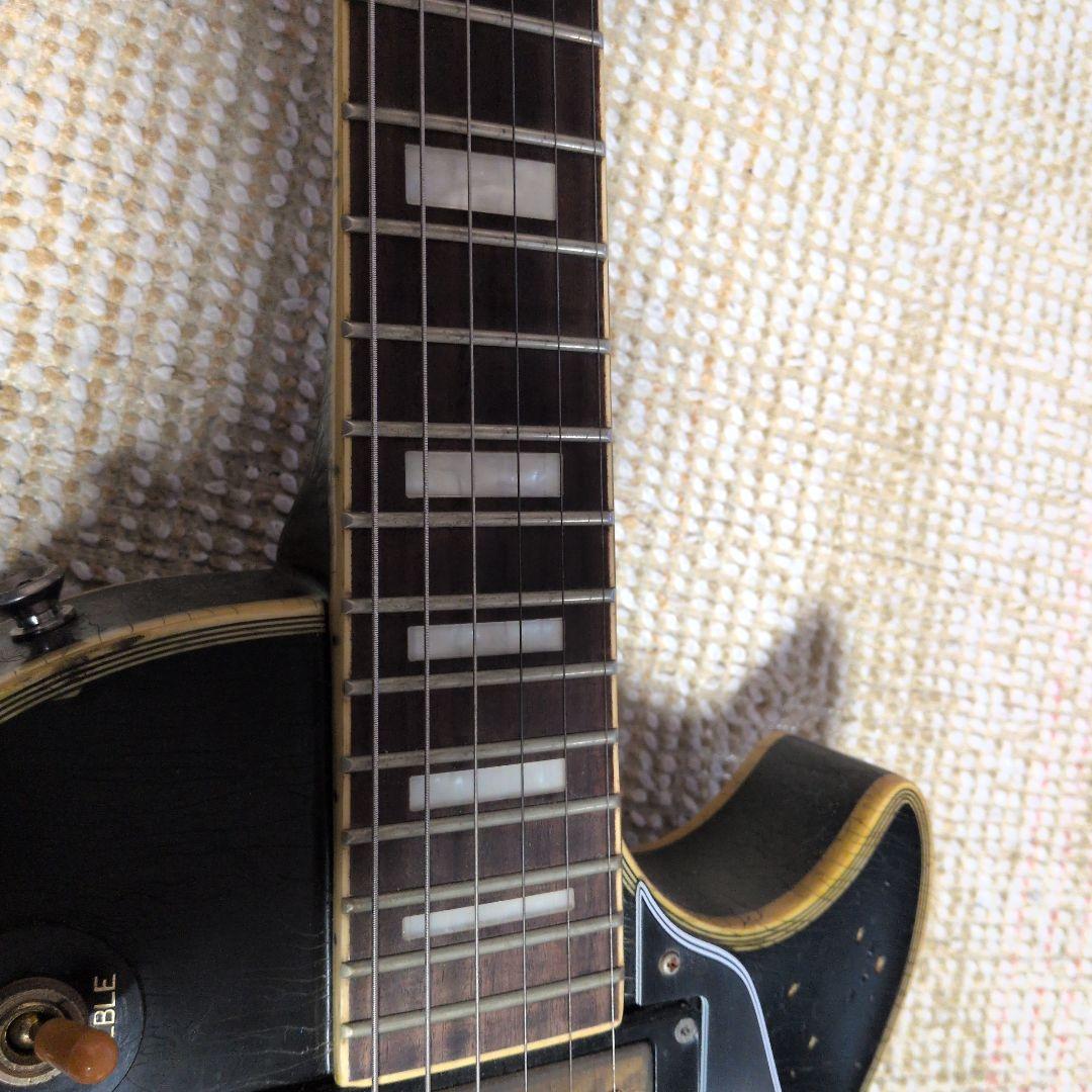 価格交渉ご自由に!レスポール ギター レリック BLACK カスタム - メルカリ