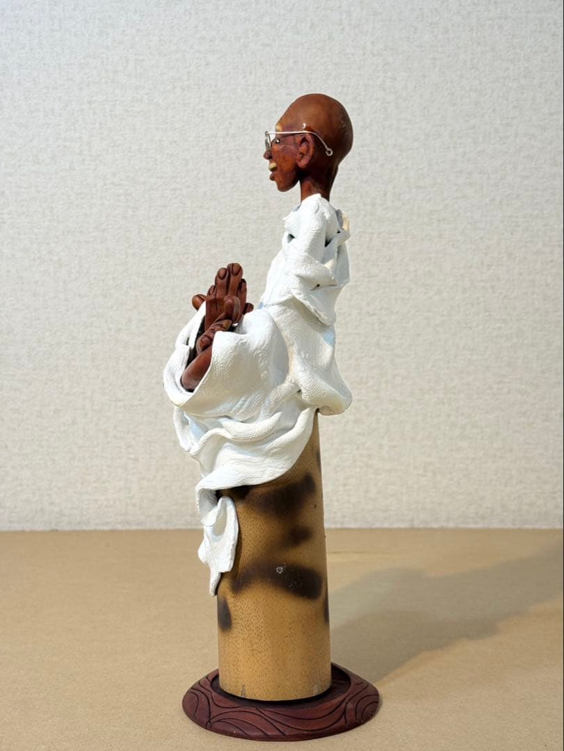 マハトマ・ガンディーの香炉、像、置物、インテリア