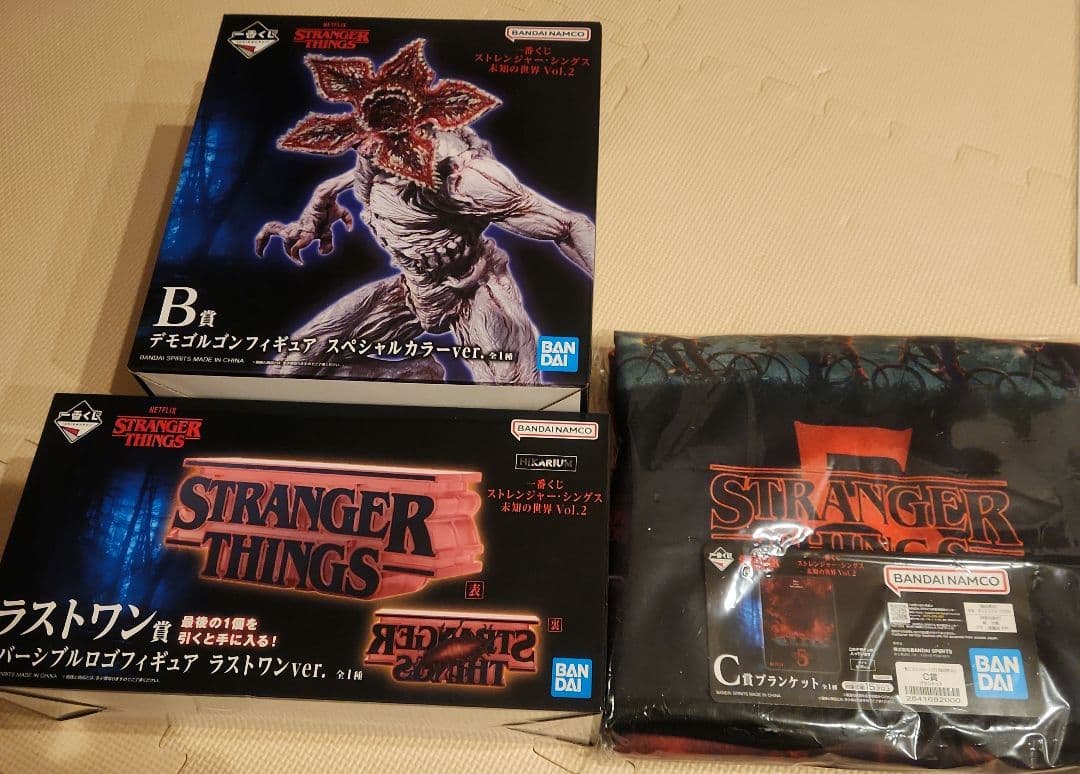 一番くじ ストレンジャーシングス 未知の世界 Vol.2 .B.C賞ラストワン賞 ストレンジャーシングス × 一番くじ 未知の世界 Vol.2 12月26日より登場!