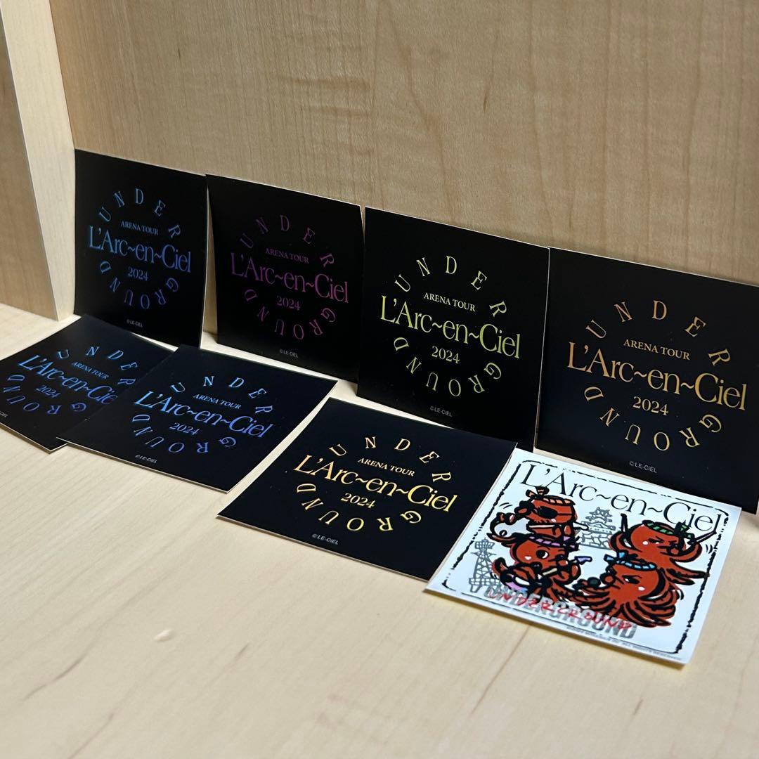 非売品 L'Arc-en-Ciel ラルク ステッカー シール 8枚セット - メルカリ