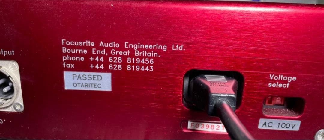 Focusrite Quad Mic-pre レッド - メルカリ