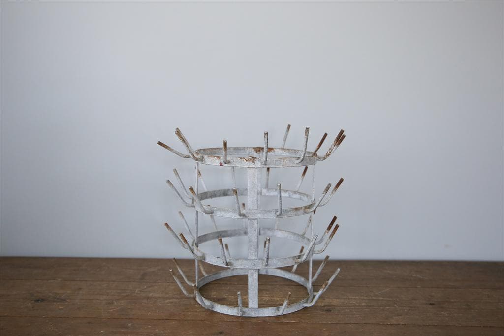 フランスアンティーク鉄製ボトルドライヤー/エリソン/ワインラック86-246-2