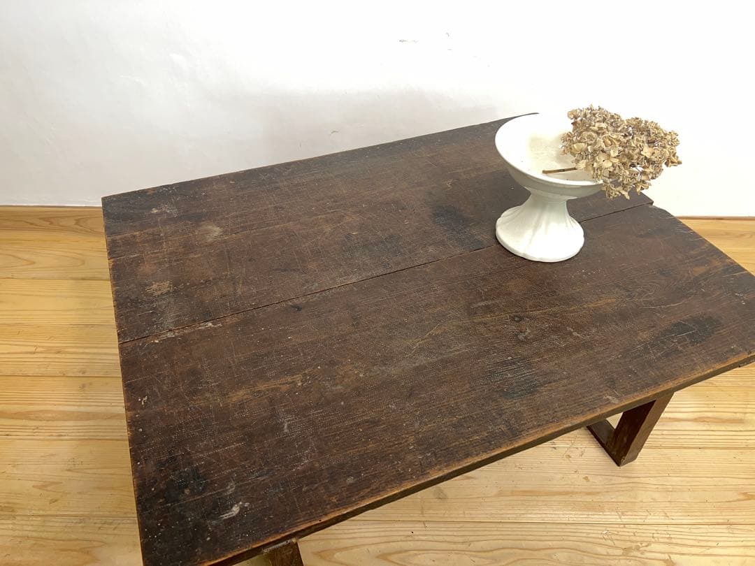 文机 座卓 机 M085 古道具 古家具 和家具 ビンテージ アンティーク