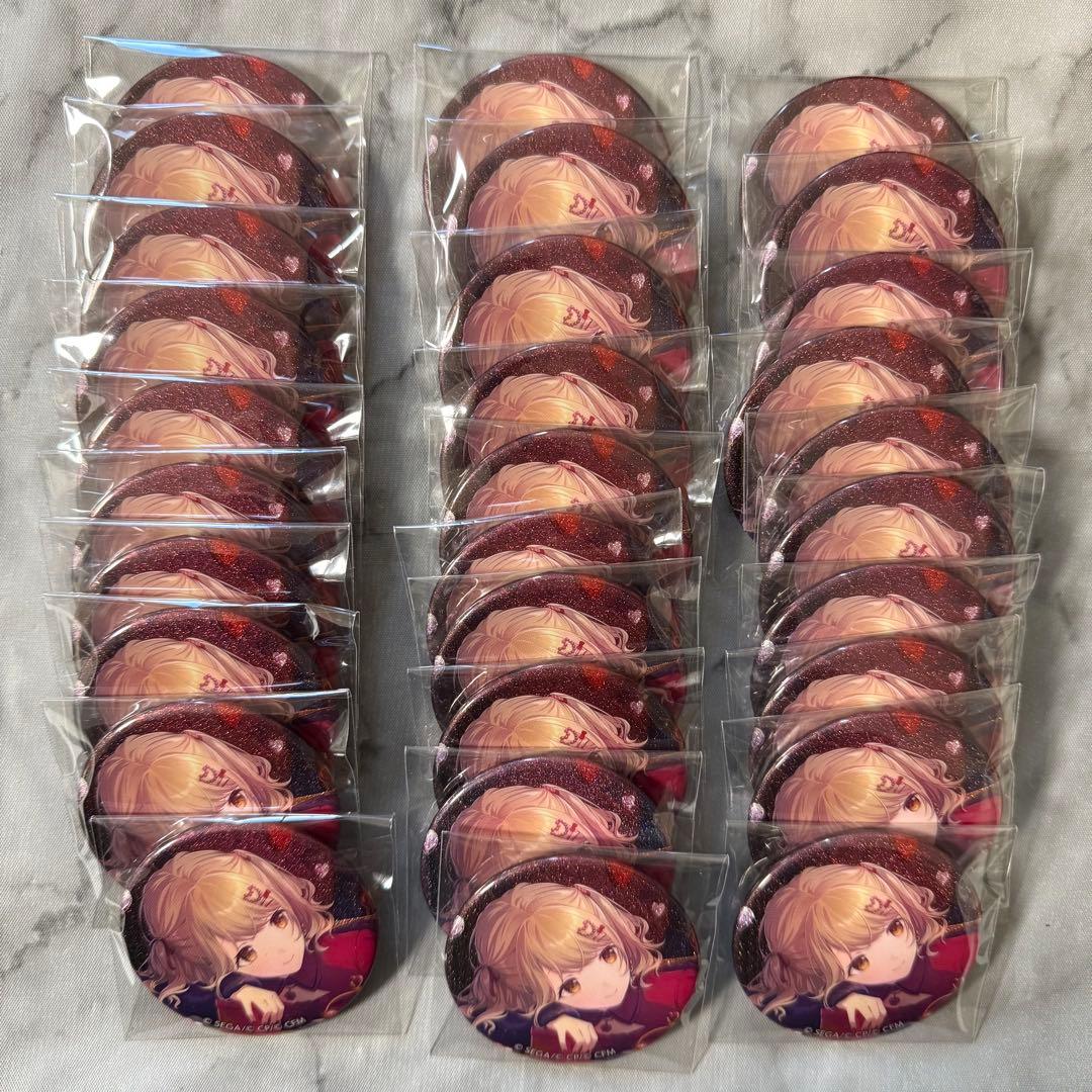 プロセカ 小豆沢こはね グリッター缶バッジ バレンタイン 40B - メルカリ