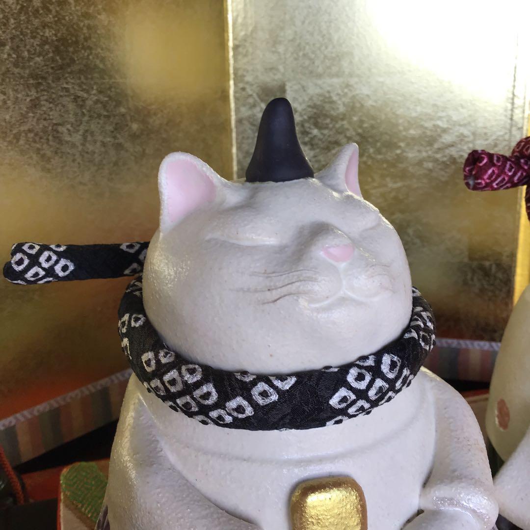 特大】猫のお雛様 白猫♡白猫 - メルカリ
