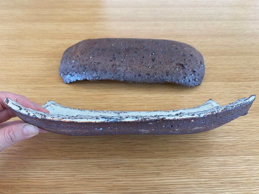 中川自然坊 鮮唐津長皿、粉引竹長皿、刷毛目唐津長皿 3枚 バラ売り可