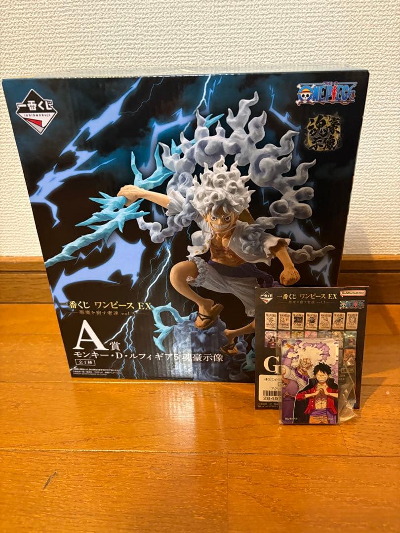 一番くじワンピースEX 悪魔を宿す者達 vol.3 A賞 ルフィ ギア5 おまけ 一番くじ ワンピース EX 悪魔を宿す者達 vol.3 発売日：店頭販売：2026