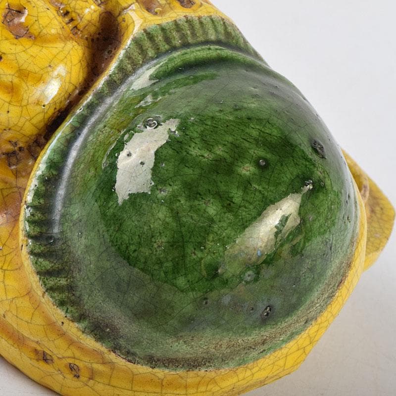 茶道具 永楽善五郎造 黄交趾 獅子形香合 共箱 M R9339 - メルカリ